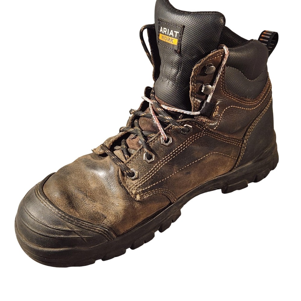 Ariat Boots Mens Size‎ 11 EE Treadfast 6" Leather Waterproof Work Waterproof